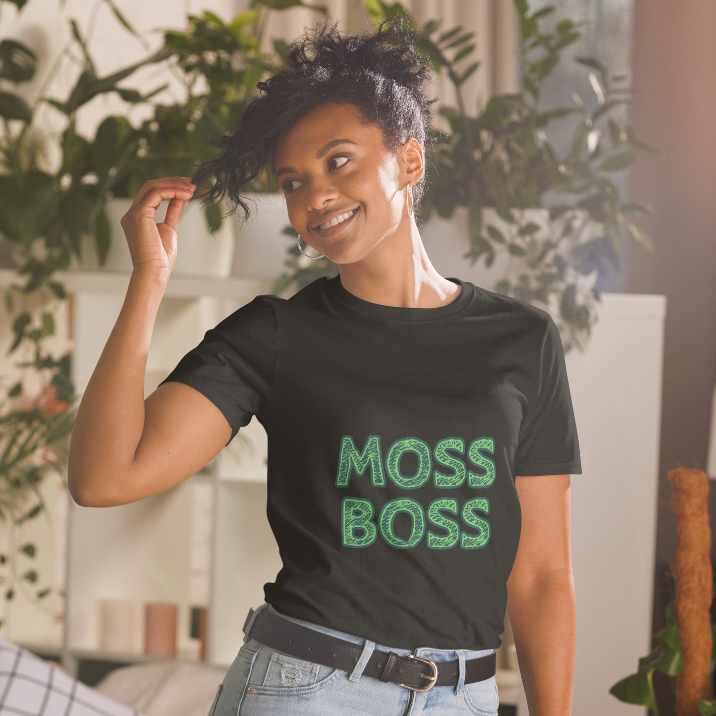 Moss Boss!  On Short-Sleeve Unisex T-Shirt