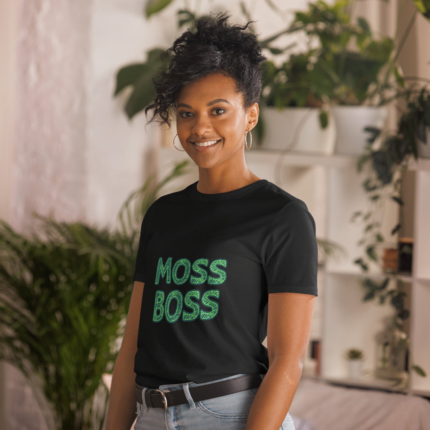 Moss Boss!  On Short-Sleeve Unisex T-Shirt