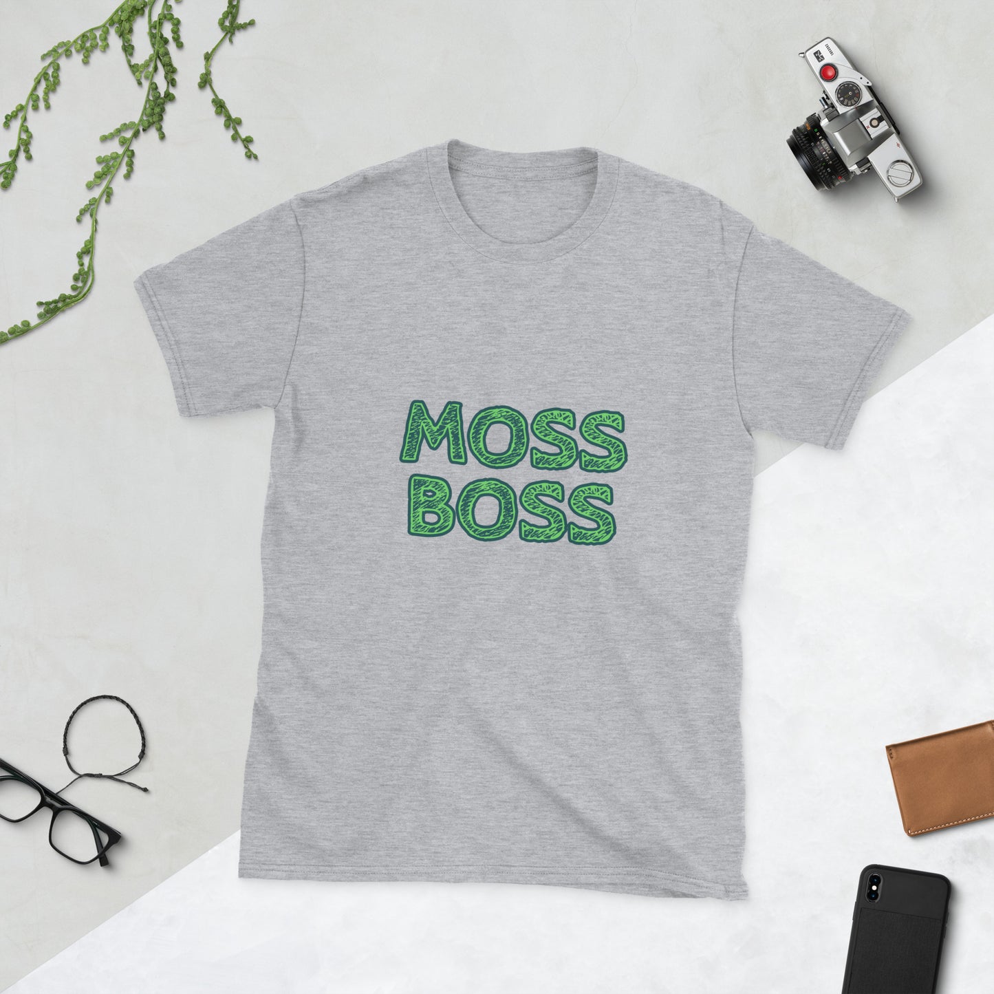 Moss Boss Short-Sleeve Unisex T-Shirt