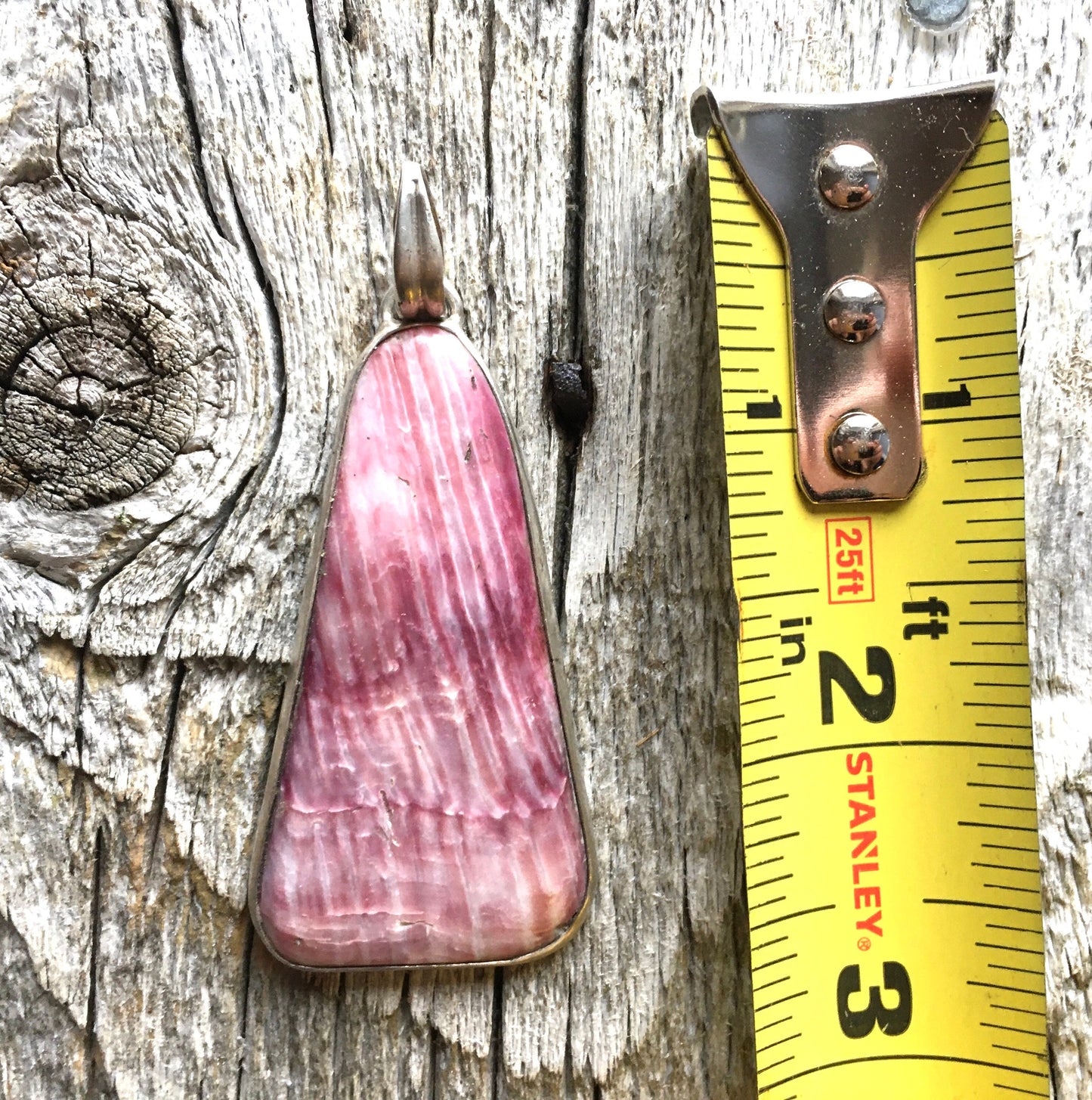 Conch pink shell pendant, with plated silver chain, gift for her, shell pendant, 92.5 silver pendant