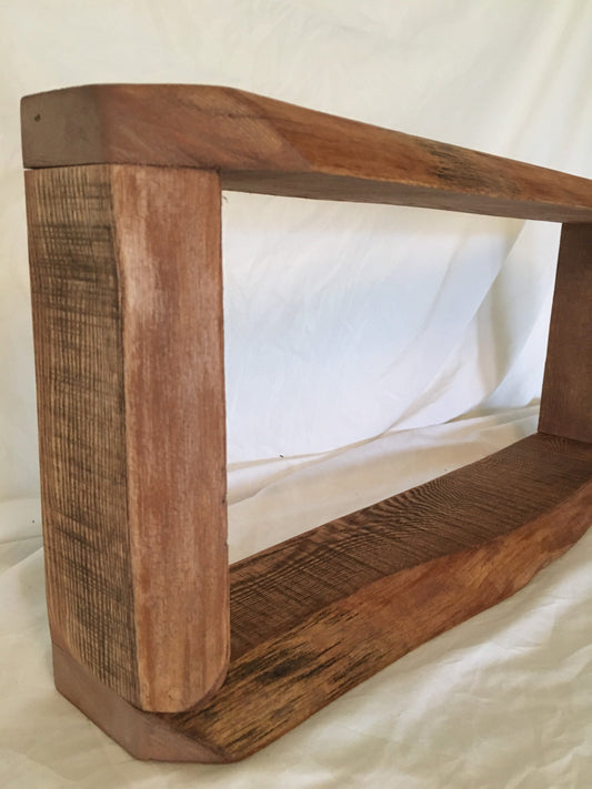 Live edge shelf hardwood